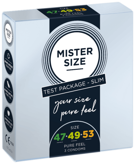 MISTER SIZE Slim Trial Set 47-49-53 (3 kondomy)