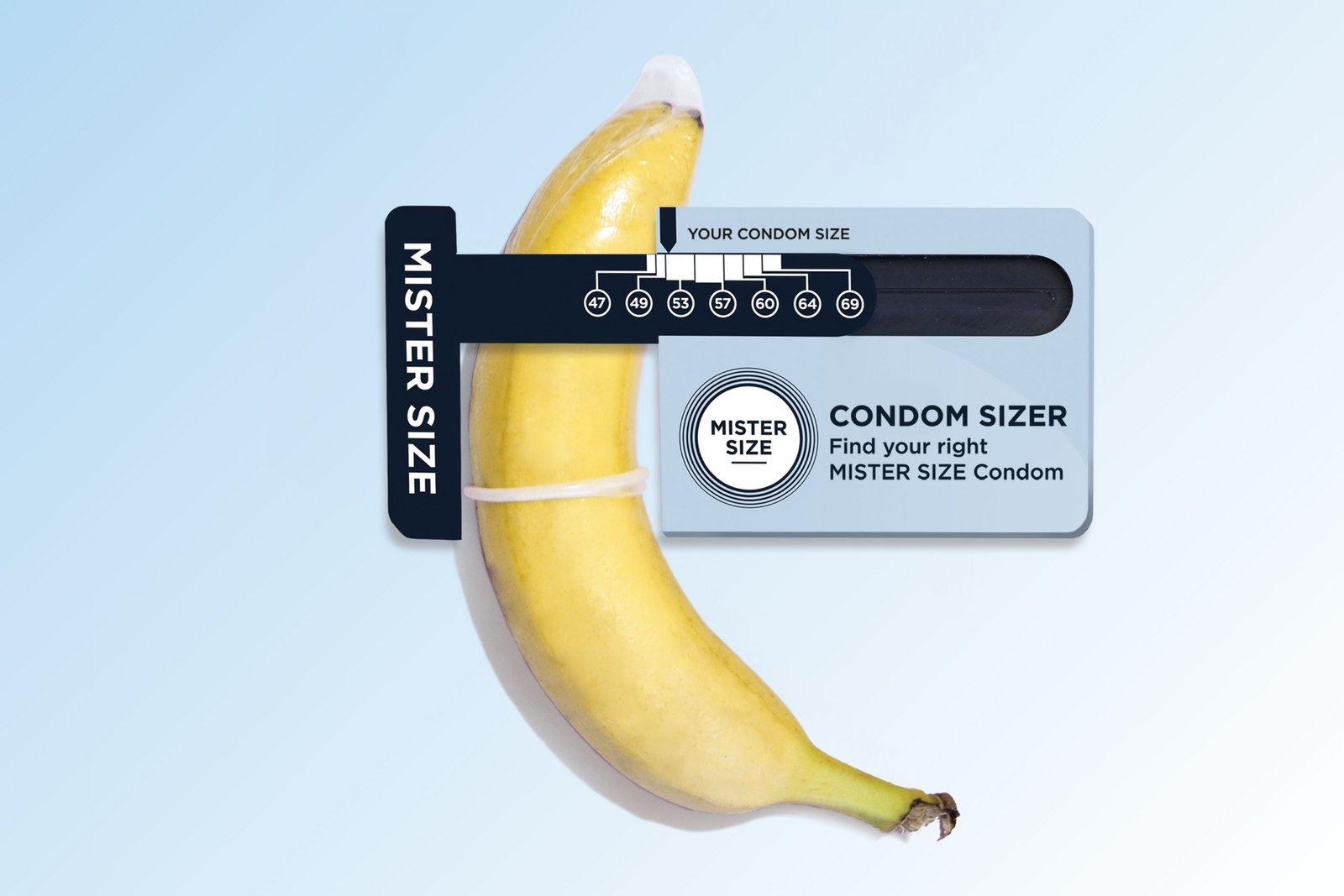 Měřič velikosti kondomů - kaliper pro určení velikosti kondomů
